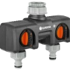 Gardena Raccord Tuyau D'arrosage 08193-20 8193-20 Distributeur D'eau à 2 Voies -Arrosage Soldes Boutique 08193 20 8193 20 distributeur d eau a 2 voies