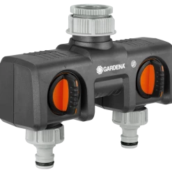 Gardena Raccord Tuyau D'arrosage 08193-20 8193-20 Distributeur D'eau à 2 Voies