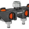 Gardena Raccord Tuyau D'arrosage 08194-20 8194-20 Distributeur D'eau à 4 Voies 2 Gardena Raccord Tuyau D'arrosage 08194-20 8194-20 Distributeur D'eau à 4 Voies -Arrosage Soldes Boutique 08194 20 8194 20 distributeur d eau a 4 voies