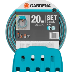 Gardena Enrouleur Tuyau D'arrosage 18005-20 Tuyau D'arrosage Classique + Bras 1/2 Pouce 20m