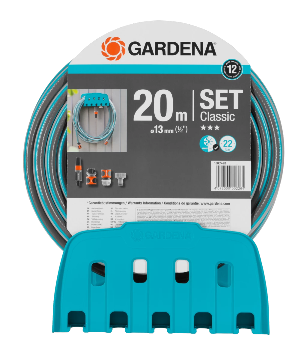 Gardena Enrouleur Tuyau D'arrosage 18005-20 Tuyau D'arrosage Classique + Bras 1/2 Pouce 20m 3 Gardena Enrouleur Tuyau D'arrosage 18005-20 Tuyau D'arrosage Classique + Bras 1/2 Pouce 20m