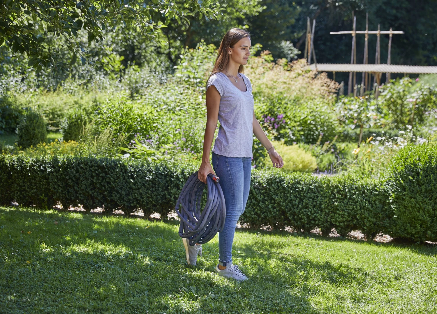 Gardena 18431-20 Jeu De Tuyaux Textiles 15m Promo 5 Gardena 18431-20 Jeu De Tuyaux Textiles 15m Promo – Image 3