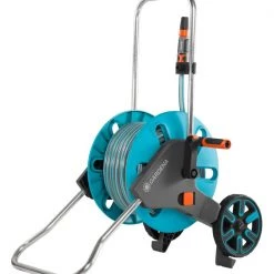 Gardena Dévidoir Sur Roue 18513-20 Jeu De Chariots Pour Tuyaux AquaRoll M