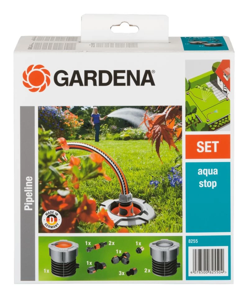 Gardena Système D'arrosage Enterré 8255-20 Kit De Démarrage De Pipeline 3 Gardena Système D'arrosage Enterré 8255-20 Kit De Démarrage De Pipeline
